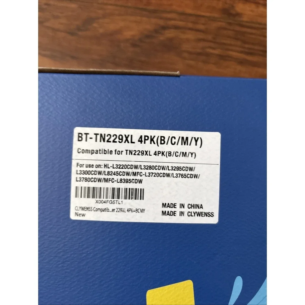 4PK TN229XL Compatible For TN229XL Toner